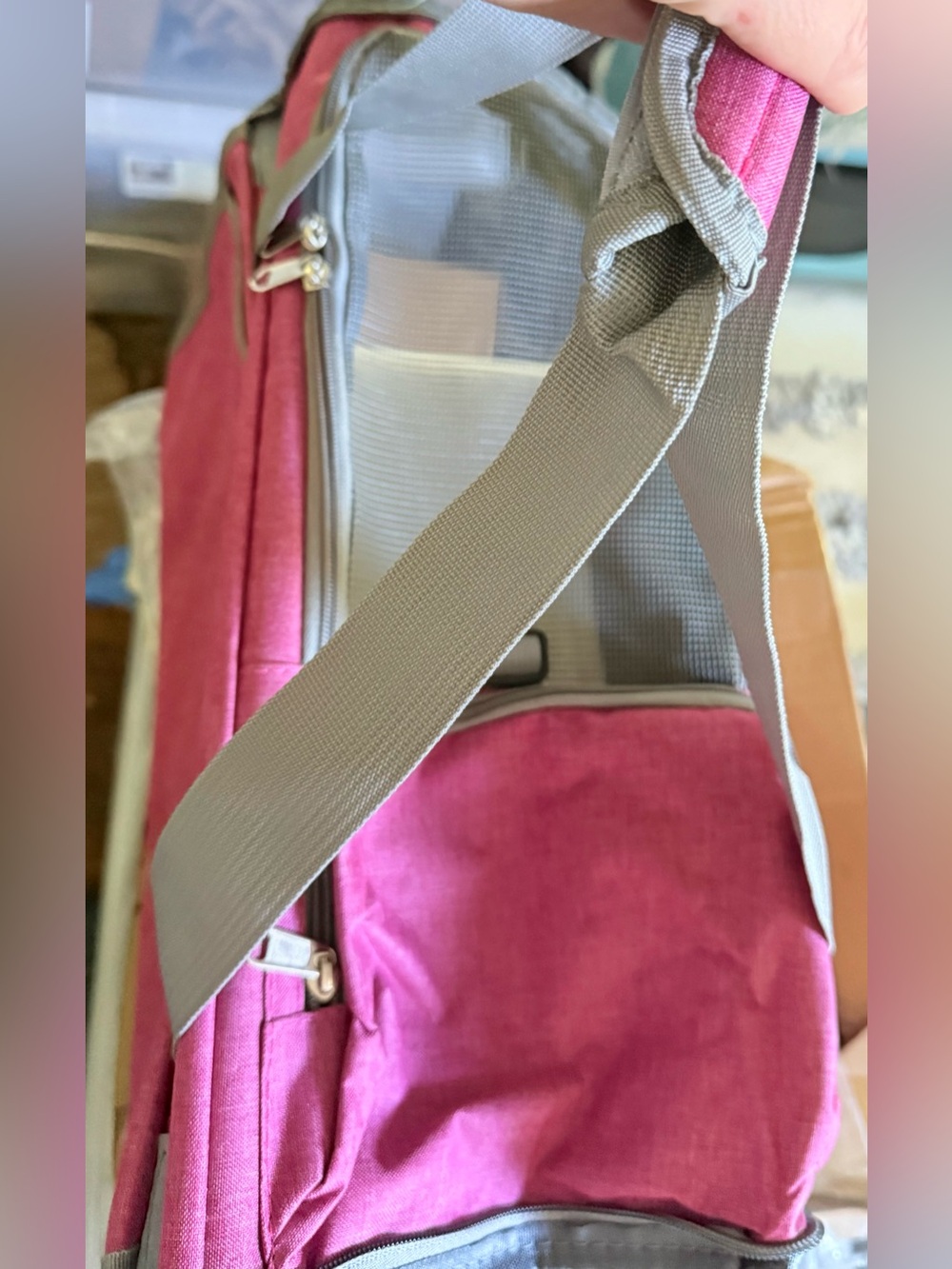 💕 NIB Pink Soft-Sided Cat or Small Dog Pet Carrier with Mesh Panels - Picture 12 of 16